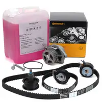 CONTI Zahnriemensatz + Wasserpumpe + 5L ORIGINAL Frostschutz VW Golf 4 5 6 Polo 4 5 1.4