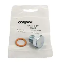 CARIPAR Ölablassschraube + Dichtring OPEL Astra F G H Corsa A B C Vectra A B 1.7 DIESEL