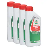 4L 4 Liter CASTROL GTX 10W-40 A3/B4 Motoröl Öl MB 226.5/229.3 RN0700/0710 VW 501.00/505.00