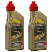 2L 2 Liter CASTROL POWER 1 RACING 4T 5W-40 MOTORRAD Motoröl JASO MA-2