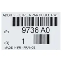 1L ORIGINAL Citroen Peugeot Dieselpartikelfilter Additiv EOLYS POWERFLEX 9736.A0