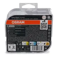 2x OSRAM Glühlampe H1 COOL BLUE INTENSE Next Gen 12V 55W P14,5s +100% 5000K