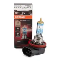 1x OSRAM H11 NIGHT BREAKER 220 Glühlampe 12V 55W PGJ19-2 +220% VERSION 2024/2025