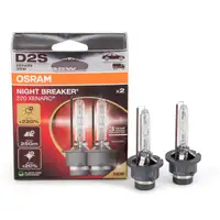 2x OSRAM D2S NIGHT BREAKER 220 XENARC 85V 35W P32d-2 +220% VERSION 2024/2025