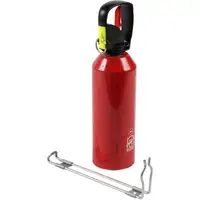 Auto Hand-Feuerlöscher ABC Pulverlöscher Einhandbedienung + KFZ Halterung 1 KG