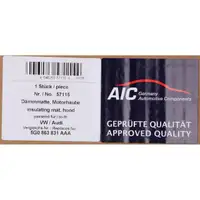 AIC Schalldämmmatte Motorhaubendämmung Dämmmatte für VW GOLF 7 / GOLF 7 Variant