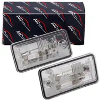 2x AIC Kennzeichenleuchte + W5W Glühlampe AUDI A3 (8P) A4 (8E B6 B7) A6 (C6) A8 (4E 4H)