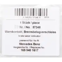 AIC 57348 Warnkontaktkabel MERCEDES A-/B-/C-/E-/GLK-/M-/S-KLASSE vorne 1695401617