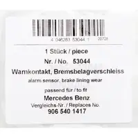 AIC 53044 Warnkontaktkabel MERCEDES Sprinter B906 V-Klasse Viano Vito vorne 9065401517