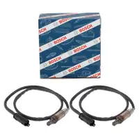 2x BOSCH NACH Kat Lambdasonde BMW E46 E39 E38 X3 E83 X5 E53 Z3 E36 M52 M54 11781433940