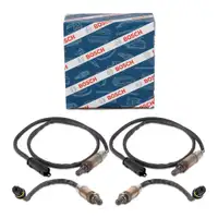 4x BOSCH VOR+NACH Kat Lambdasonde BMW E46 E39 E38 X3 E83 X5 E53 Z3 E36 M52 M54