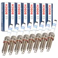 8x BOSCH 0241140537 VA6SIP80 Zündkerze MERCEDES W205 W213 63AMG M176 M177 M178