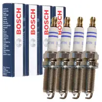 4x BOSCH FR6MPP332 0242240619 Zündkerze MERCEDES W203 W211 M271 0041594503