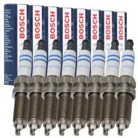 8x BOSCH ZR5TPP330 0242145541 Zündkerze BMW 5er 550i M5 6er 650i M6 7er 750i X5M X6M S63