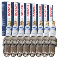 8x BOSCH FGR6KQE 0242240587 Zündkerze PORSCHE Cayenne 9PA S 4.5 bis 01.2007