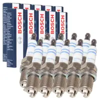 10x BOSCH 0242240653 FR6KI332S Zündkerze AUDI S6 (4F C6) S8 (4E D3) 435/450 PS 101905621B