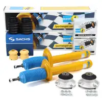 2x BILSTEIN B8 Stoßdämpfer + SACHS Staubschutz + Domlager BMW E39 mit M-Technik vorne