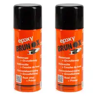 2x 400ml BRUNOX Epoxy Spray Roststopp Rostumwandler Rostschutz Entferner Grundierer