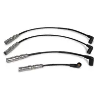 HITACHI Zündspule + BREMI Zündkabelsatz + 4x BOSCH Zündkerze VW Golf 5 6 AUDI A3 8P 1.6