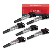 6x BREMI 20360 Zündspule BMW E81-88 F20/21 F22/23 E46 E90-93 E30-34 E39 E60/61 F10/11