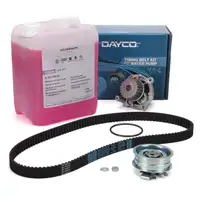 DAYCO Zahnriemensatz + Wasserpumpe + 5L ORIGINAL Frostschutz VW Golf 4 5 6 Passat 1.6