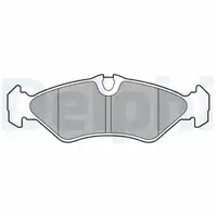 DELPHI Bremsscheiben + Beläge + Sensor MERCEDES Sprinter 901 902 VW LT 28-35 II hinten