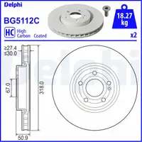 DELPHI Bremsscheiben Beläge Sensor MERCEDES W/V177 W247 C118 H/X247 ohne Sportpaket vorne