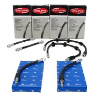 4x DELPHI Bremsschlauch BMW E81 E82 E87 E88 E90 E91 E92 E93 (ohne xDrive) vorne + hinten