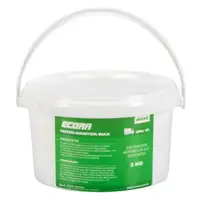 3kg ECORA Reifenmontagepaste Reifenmontier Wax Paste Montagepaste WEISS + Pinsel