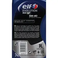 elf Evolution 900 NF 5W-40 Motoröl VW 502.00/505.00 MERCEDES 229.3 - 1L 1 Liter