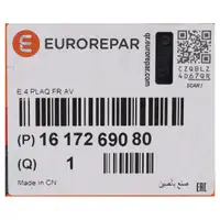 EUROREPAR Bremsbeläge FIAT Talento NISSAN NV300 Primastaar OPEL RENAULT hinten 1617269080