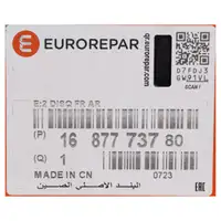 EUROREPAR Bremsscheiben Satz PSA Jumpy 2 FIAT Expert Scudo TOYOTA Proace hinten 1687773780