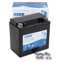 EXIDE AGM12-12 AGM Ready Auto Motorrad Batterie Starterbatterie 12V 12Ah EN200A B0