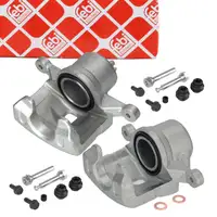 2x FEBI Bremssattel Ø 57mm + Führungshülsen HYUNDAI i30 GD KIA Cee'D JD mit 280mm vorne