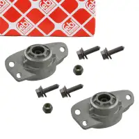 2x FEBI 37882 PROKIT Federbeinlager + Schraubensatz VW Golf 5 6 AUDI A3 8P Altea hinten