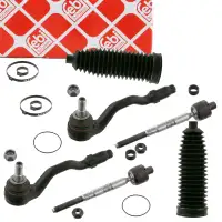 2x FEBI 40552 PROKIT Spurstange + Spurstangenkopf + Manschette BMW X3 E83 vorne