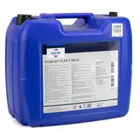 20 Liter FUCHS Motoröl TITAN GT1 Flex 3 5W40 BMW LL-04 MB 229.51/52 VW 511.00