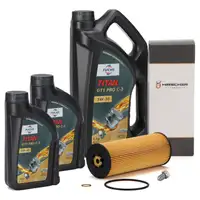 6L FUCHS TITAN GT1 PRO C-3 5W30 Motoröl Öl + HIRSCHER Ölfilter für 2.5 TDI 059115562