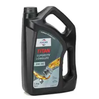 5L 5 Liter FUCHS TITAN SUPERSYN LONGLIFE 0W-40 Motoröl Öl MB 229.5 VW 502/505.00