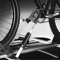 HAPRO 17869 GIRO Fahrradträger Dachträger Rahmen für 1 Fahrrad max. 17Kg Silber/Schwarz