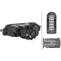 HELLA 1EX354855-021 LED Scheinwerfer SKODA Karoq (NU7, ND7) rechts 57B941018B