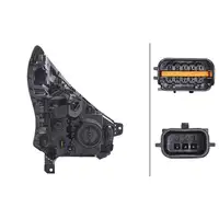 HELLA 1EE011410-411 H4 Frontscheinwerfer Scheinwerfer RENAULT Trafic 3 bis 06.2019 links