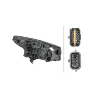 HELLA 1EE011410-451 HALOGEN H4 Frontscheinwerfer Scheinwerfer FIAT Talento (296_) links