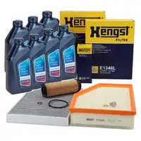 HENGST Filterset + 7L ORIGINAL 5W30 Motoröl BMW X3 G01 X4 G02 M40i B58 354/360 PS