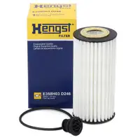 HENGST E358H03D246 Ölfilter + Schraube VW Golf 7 8 GTI / R Passat Tiguan Touran 1.8/2.0TSI