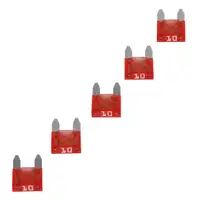 5x HERTH+BUSS ELPARTS Sicherung MINI-Flachsicherung 10A bis 32V ROT