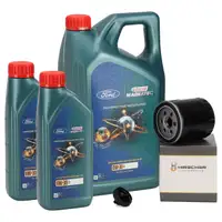 7L 7 Liter CASTROL MAGNATEC 0W-30 D Motoröl + HIRSCHER Ölfilter für FORD 2193141