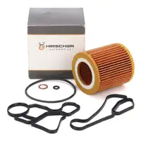 HIRSCHER Ölfilter + Dichtungen Ölfiltergehäuse Ölkühler BMW N50 N52 N53 N54 N55