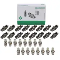 16x INA Kipphebel + 16x Ventilstößel VW Golf 6 7 Passat 6 B7 B8 Tiguan T5 T6 1.6/2.0 TDI