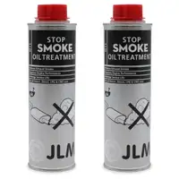 2x 250ml JLM J04831 Stop Smoke Oil Treatment Motorölabdichter Rußstop